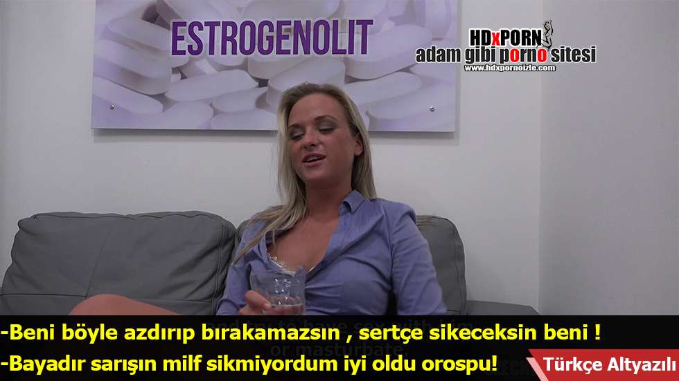 Sarışın milf doktora siktiriyor